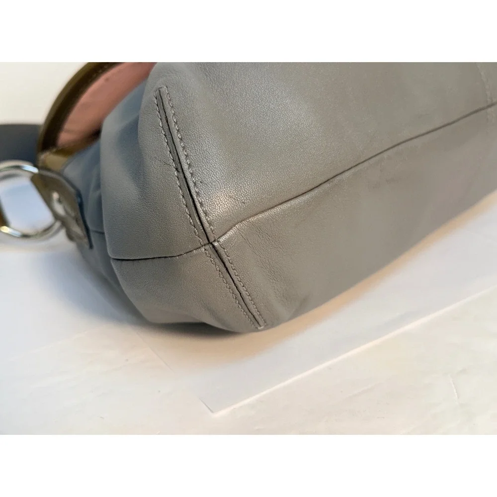Coach Y2K vintage Soho pleated leather flap shoulder bag GUC